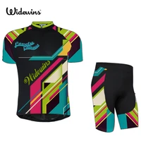 widewins womens summer cycling jersey short sleeve jersey breathable cycle wear shirt the colors of the rainbow 7181