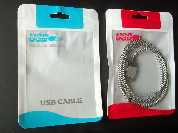Пластиковый пакет на молнии для мобильного телефона USB-кабель 100 шт. 10 5 х15 см