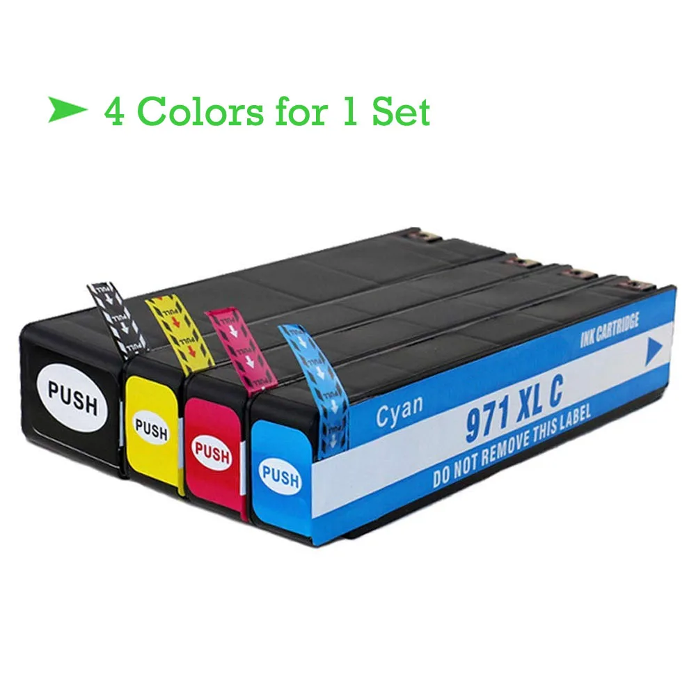 Совместимый чернильный картридж для HP 970XL 971XL 970 Officejet Pro X451dn X451dw X551 X576dw X476dw |