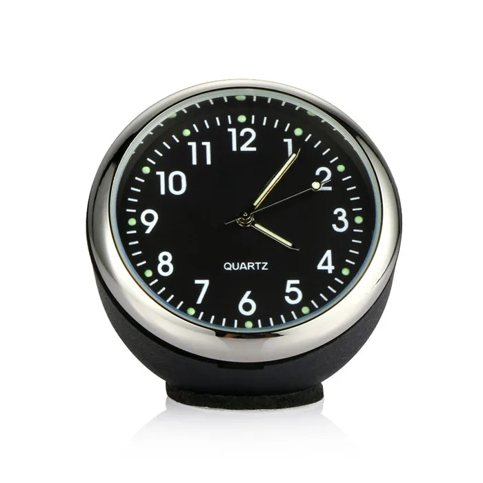 Black Dial Автомобильные часы с орнаментом, автомобильные часы с декором, автомобильная интерьерная приборная панель, отображение времени, цифровой указатель, часы в автомобиле, аксессуары - Название цвета: Black Dial