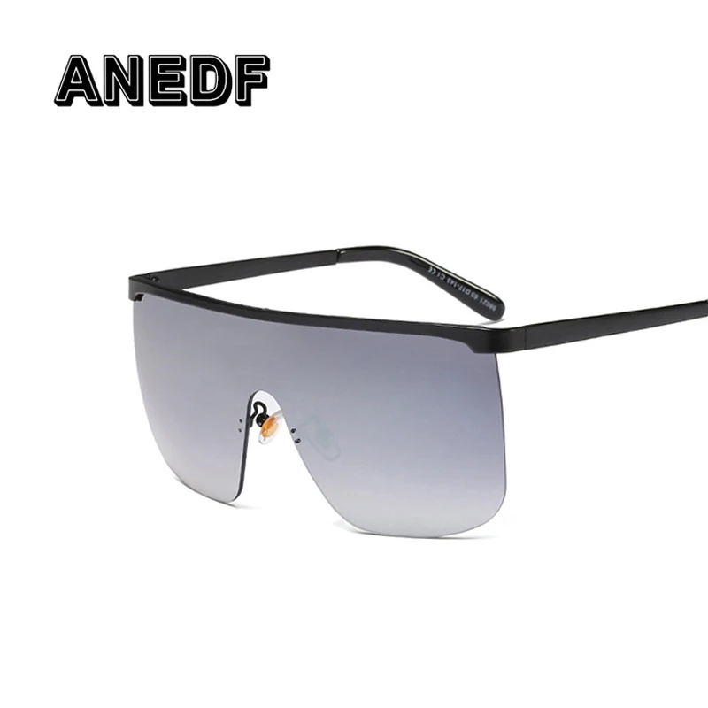 ANEDF Oversized Mask Sunglasses Men Women Fashion Brand Design Shades UV400 Vintage Glasses De Sol | Аксессуары для одежды
