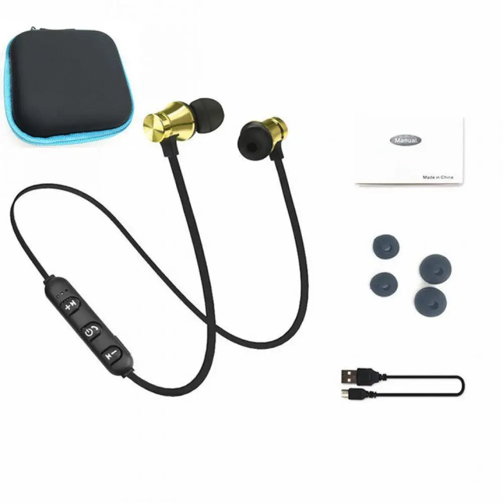 Наушники kulaklik металлические беспроводные для iPhone магнитные SweatProof Auriculare