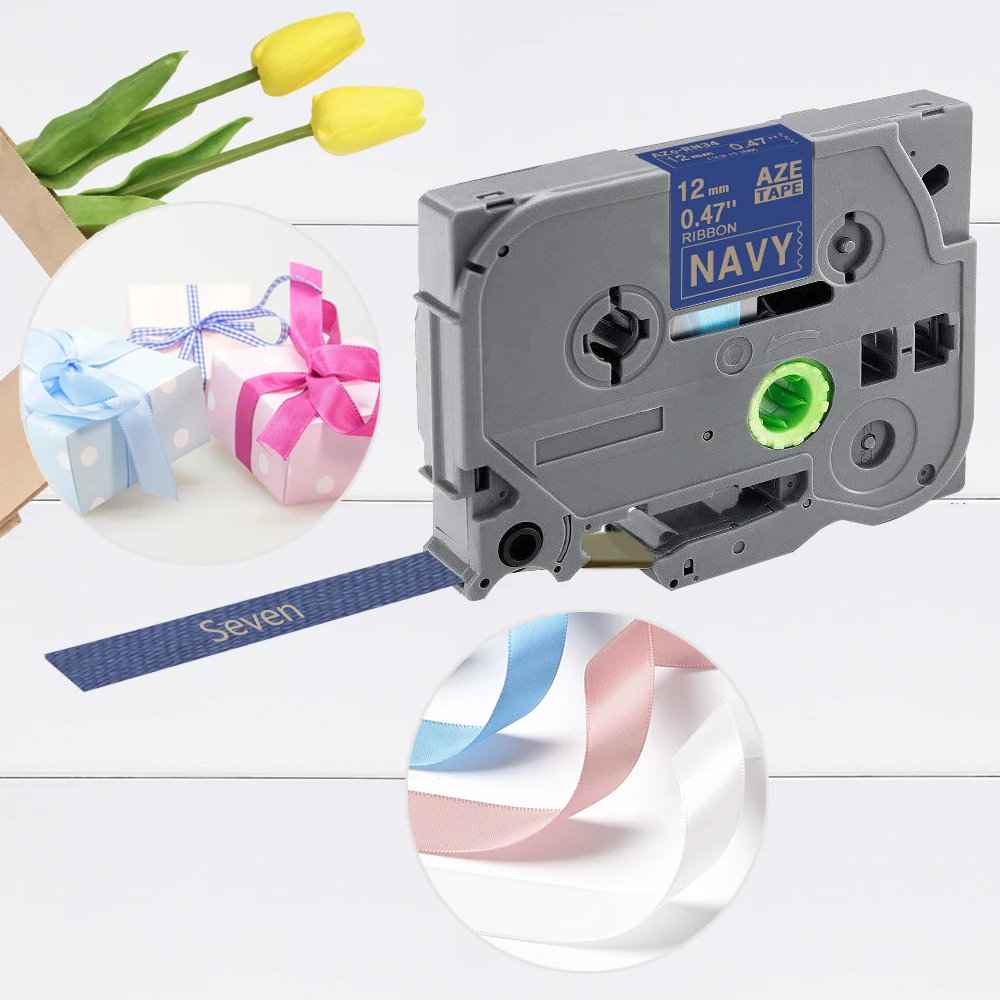 1 Упаковка клейкая лента совместима с Brother TZe-R231 R234 RE34 R534 RE31 TZe-RN34 TZe-RW34 12 мм* 4 м не клейкая лента для изготовления этикеток