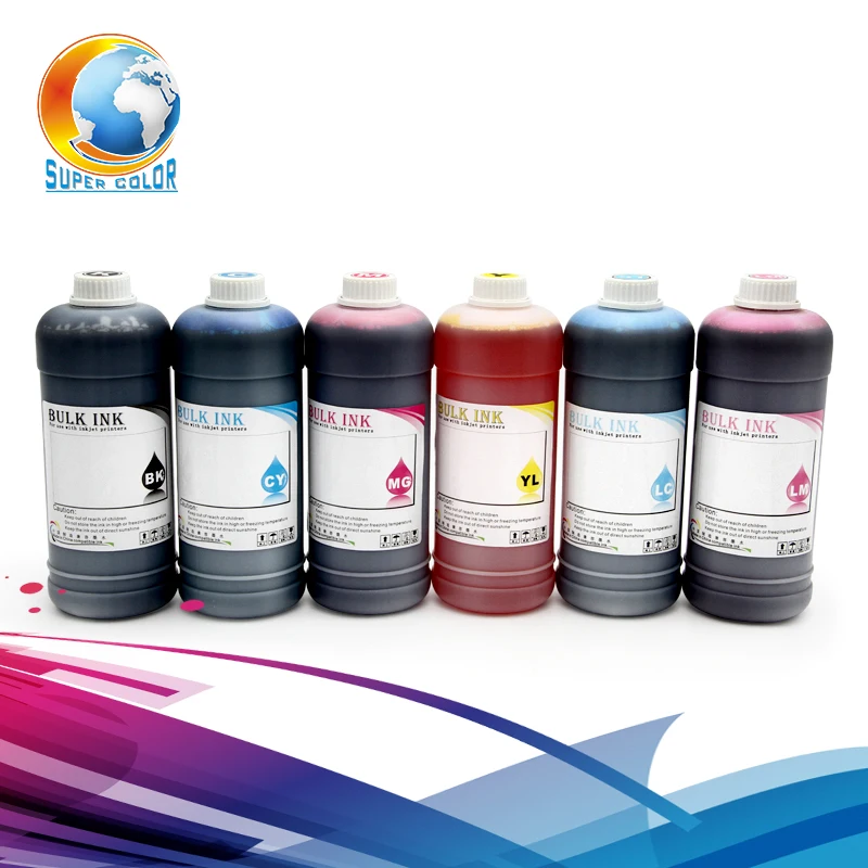 Supercolor чернила на водной основе красителя для Fuji Dx100 высокое качество vivid dye ink 6