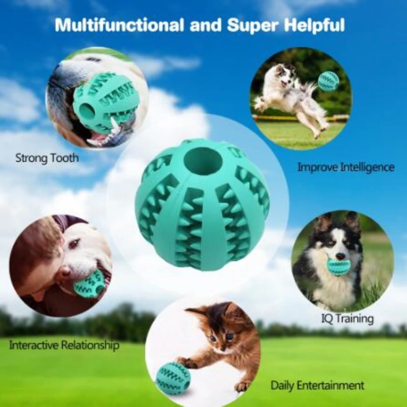 

5/7 cm Dog Toy Interactive Rubber Balls Pet Dog Cat Puppy ElasticityTeeth Ball Dog Chew Toys Tooth Cleaning Balls Toys For Dogs