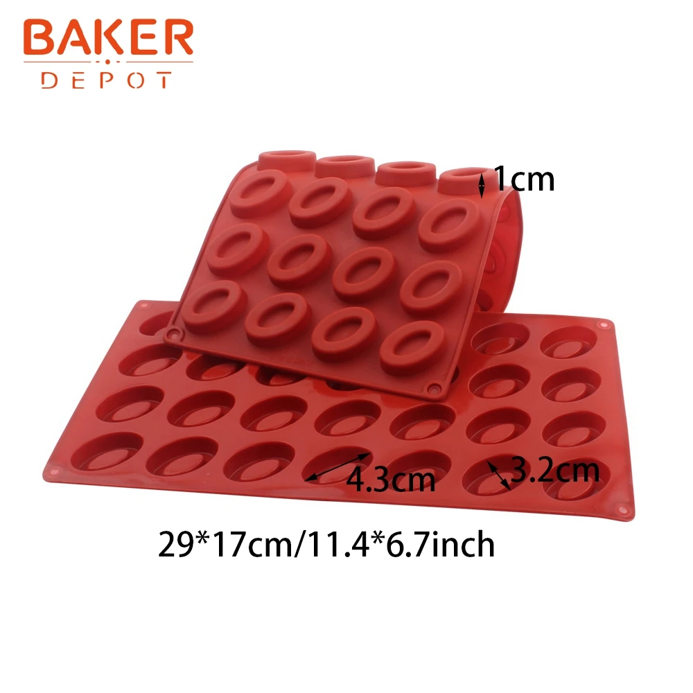 BAKER DEPOT Мини силиконовая формочка для пончиков печенья пончики торты