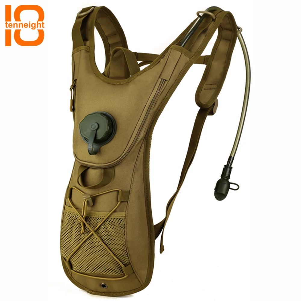 TENNEIGHT 2.5L outdoor water bag backpack Nylon sports Running Cycling Camping dust water bag military tactical Water Backpack