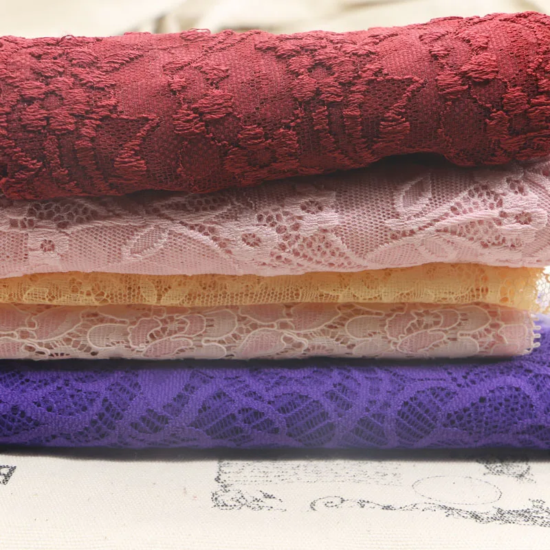Эластичная кружевная ткань 6 15 см 10 ярдов|lace fabric|elastic lace fabricelastic |