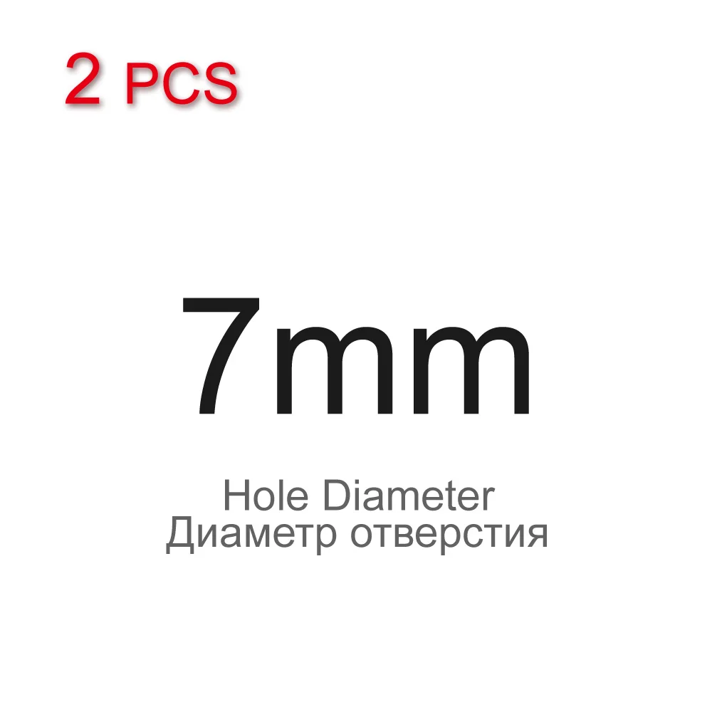 Sanbest Кожа ремесло дырокол инструмент, Толстая сталь ремесленный круглый пояс бумага одежда из полотна пробивая DIY перфоратор AT00002 - Цвет: 7mm 2pcs