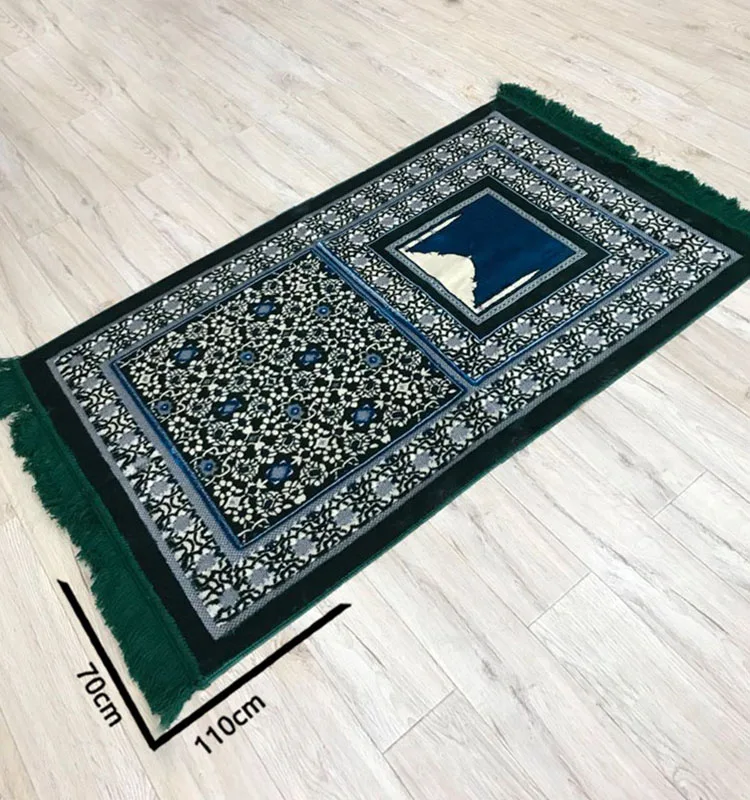 XHX888 исламский мусульманский коврик для молитвы 70*110 см Tapete два типа цветное одеяло Banheiro Salat Musallah молящийся ковер