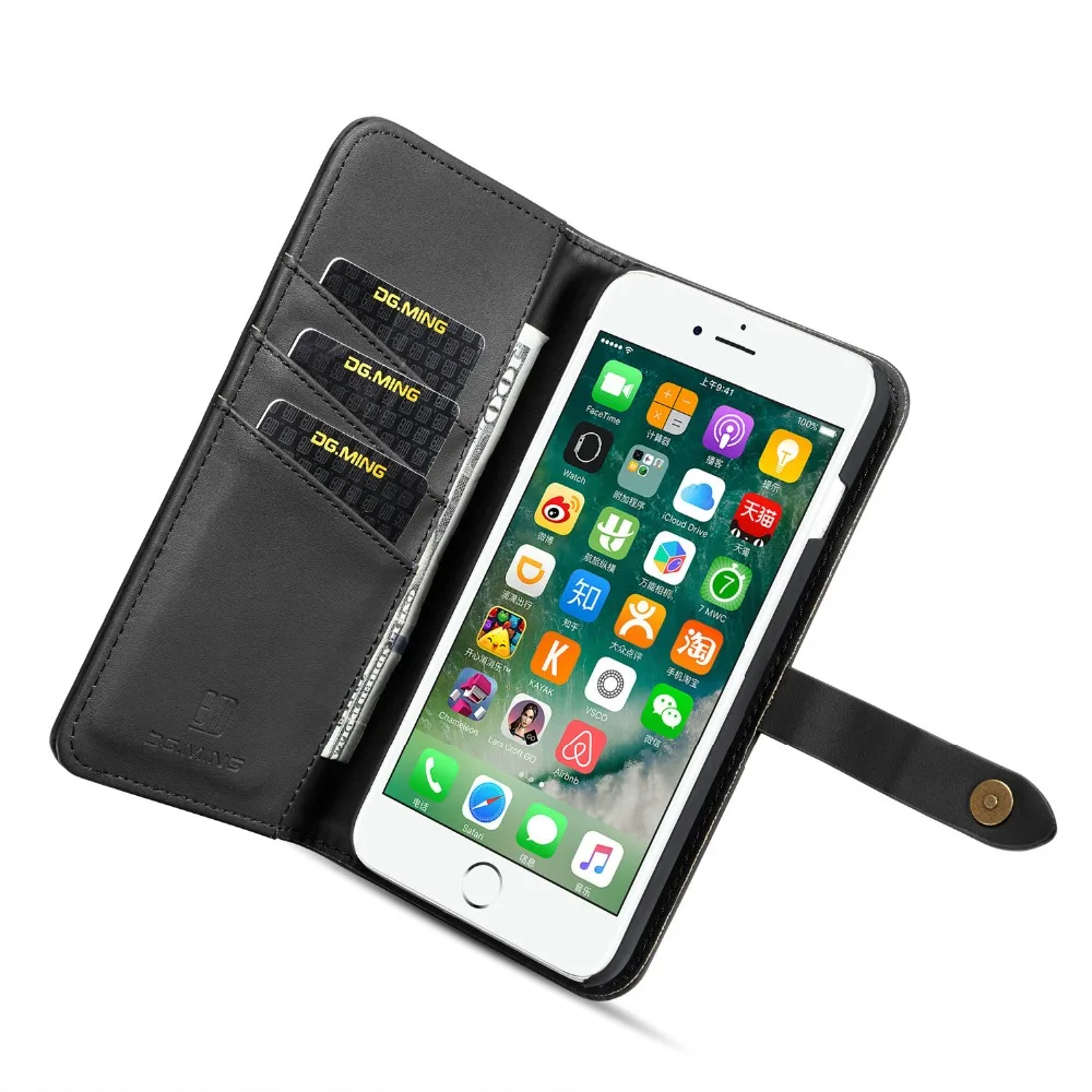 Кожаный чехол книжка для iPhoneXS MAX XR XS 8Plus 7 6 6s Plus|Бамперы| |