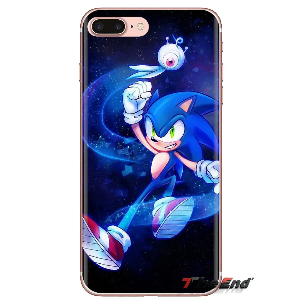Silicone Cases For Sony Xperia Z Z1 Z2 Z3 Z5 compact M2 M4 M5 C4 E3 T3 XA Huawei Mate 7 8 Y3II Silver Sonic Hedgehog Shadow Sega |