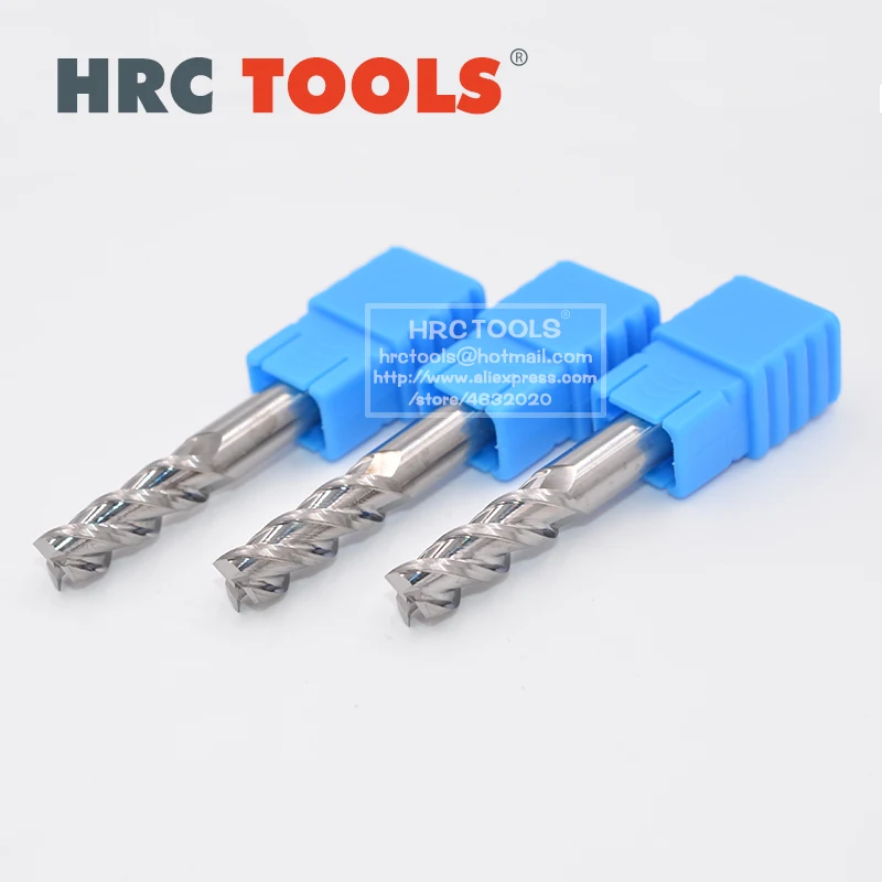 A2 d1.5x5Hx4Dx50L 1 шт. карбид вольфрама HRC 45 3 флейты Endmill режущие инструменты резец