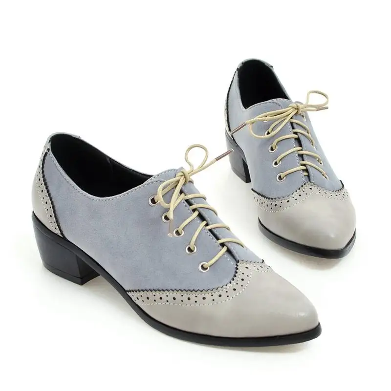 Asumer/Лидер продаж Женская обувь с острым носком на шнуровке Оксфорд sinels четыре