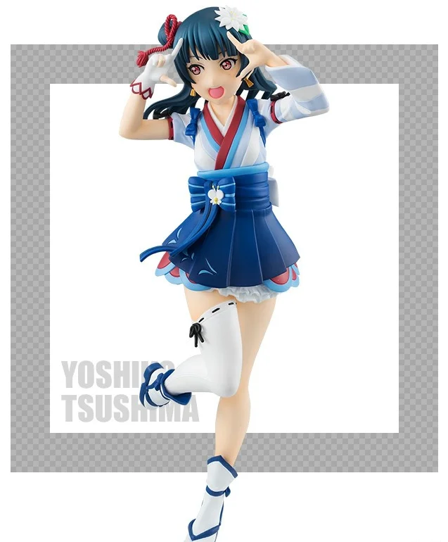 20 см Tsushima Yoshiko фигурки LoveLive Аниме Оригинальные ПВХ Модель Коллекция Фигурки для