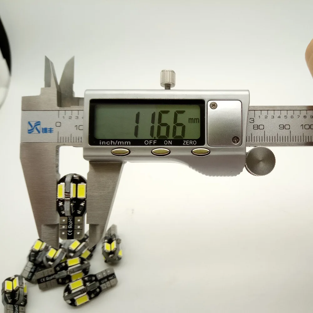 100 шт. T10 8 SMD 5630 LED 12 В 24 в авто парковочные огни W5W 194 8SMD 5730 Светодиодные