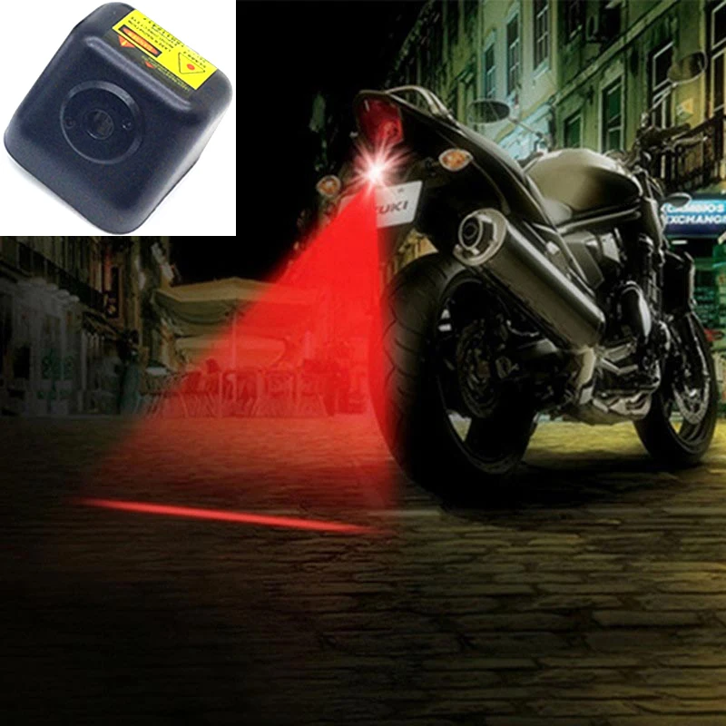 FUGSAME Newest Anti Collision Rear-end Car Laser Tail Fog Light Auto Brake Parking Lamp Rearing Warning | Автомобили и мотоциклы