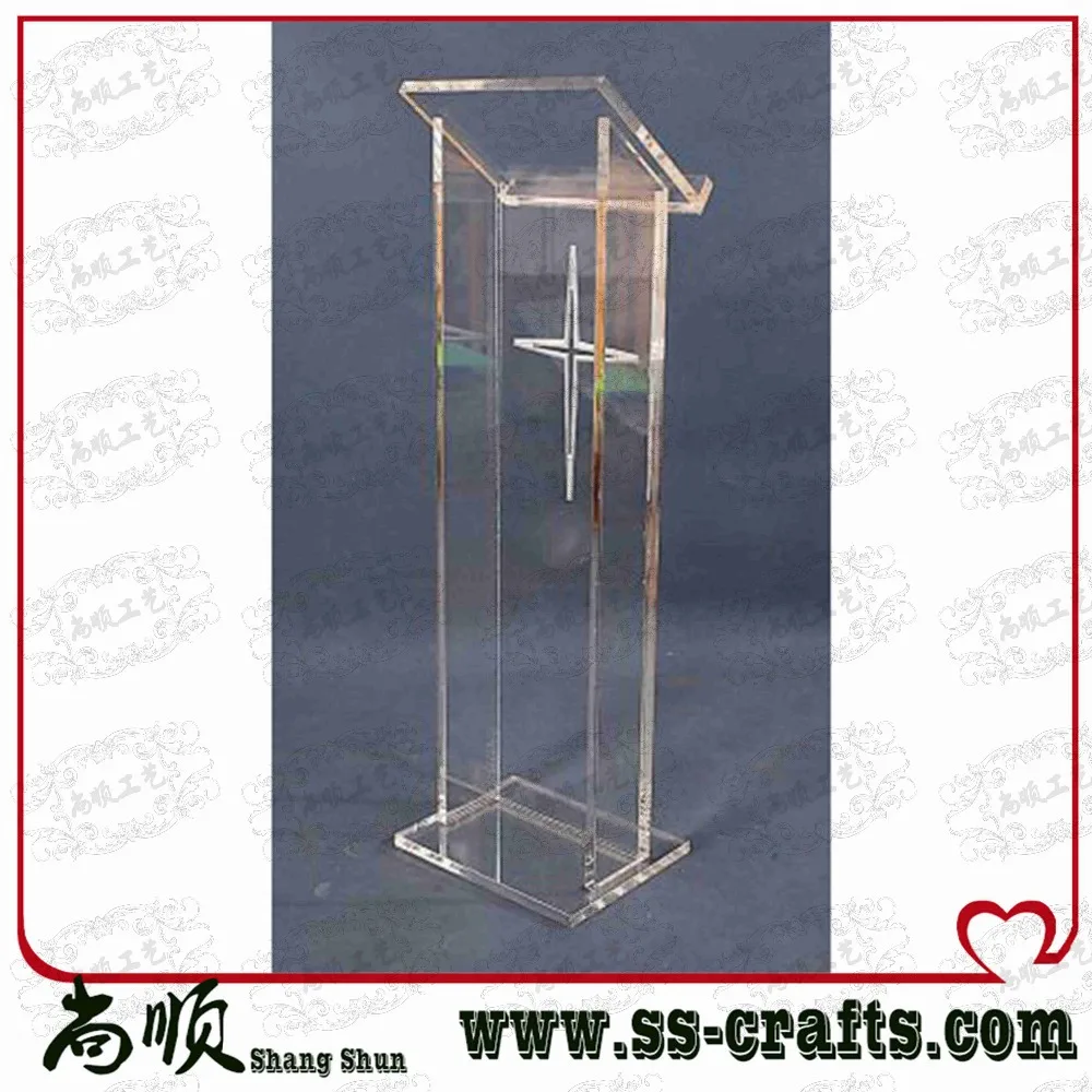 

Free Shipping Truth ministries christian clear acrylic lectern cheap church podium