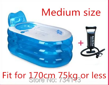 Мини бассейн ванны Спа Надувная ванна с воздушным насосом надувная Ванна ложится
