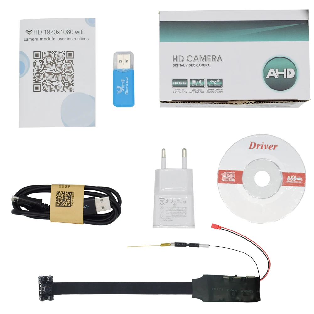 HD1080P мини Wifi камера HD wifi P2P TF слот для записи видео Обнаружение движения