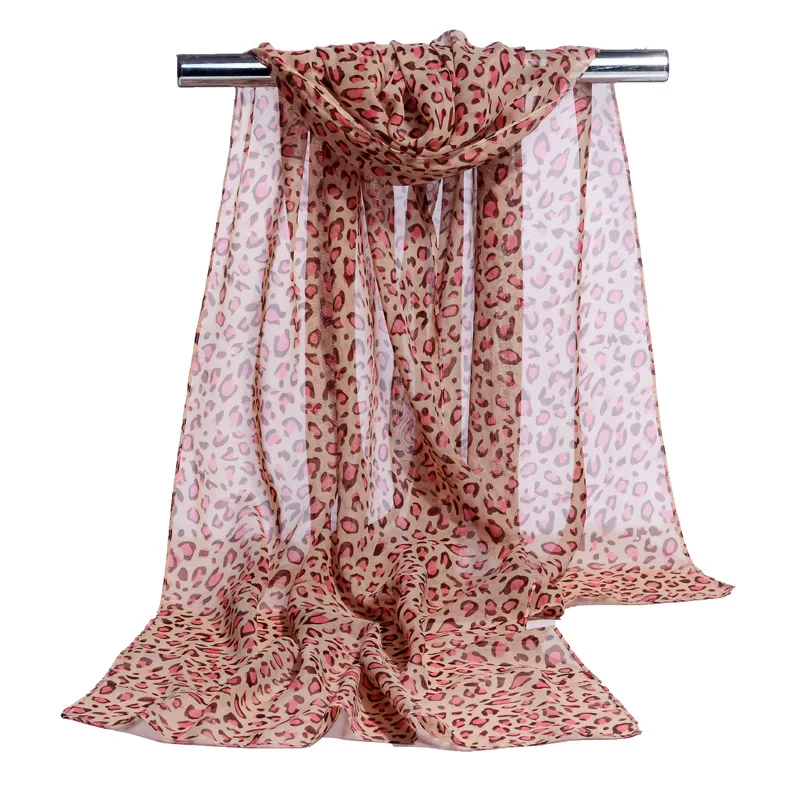 Модный маленький хиджаб с леопардовым принтом шарф для женщин шаль Femme банданы