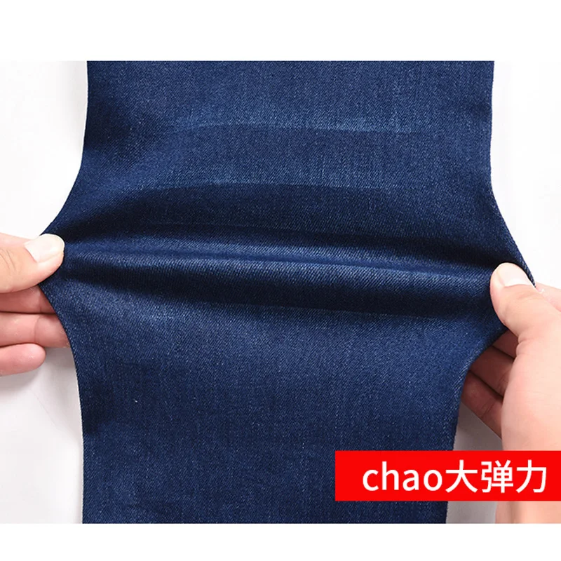 

Pants 2019 New Scratched Straight Elastic Skinny Jeans Women Fashion Womens Clothing Jeans Full Length Pants Plus Size 34