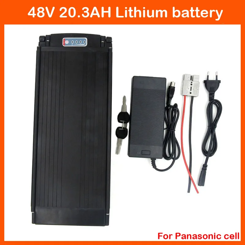 Литий ионный аккумулятор 1000 Вт 48 В 20 Ач 2900 мАч|rack battery|48v lithium ion battery48v 20ah rear rack |
