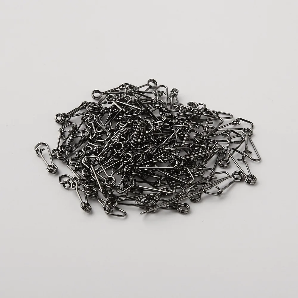 50 шт. рыболовные Вертлюги крючок для приманки соединитель лески морской океан