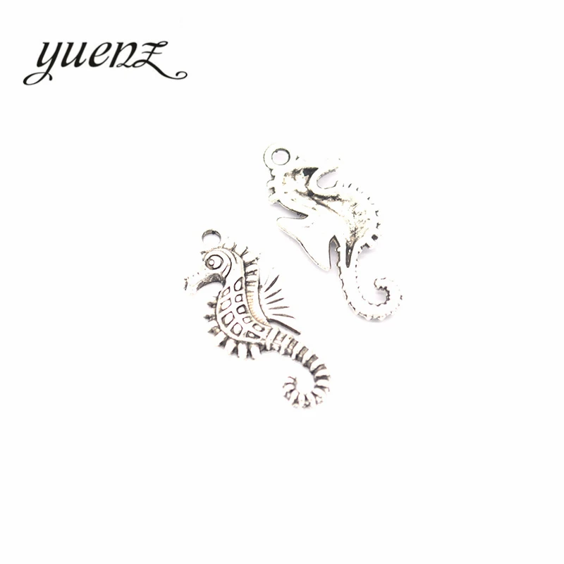 Yuenz 30 шт. Мода сплава гиппокамп Подвески Металл Подвеска DIY ювелирных Интимные