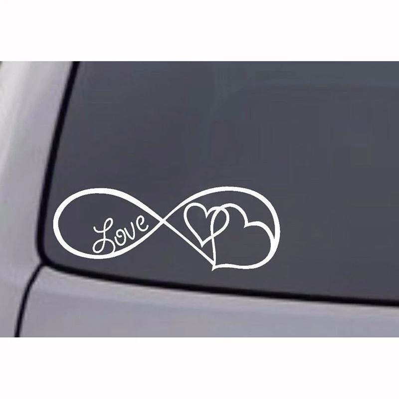 

Виниловая наклейка Love Heart Forever Symbol для автомобиля, окна, ноутбука, бампера