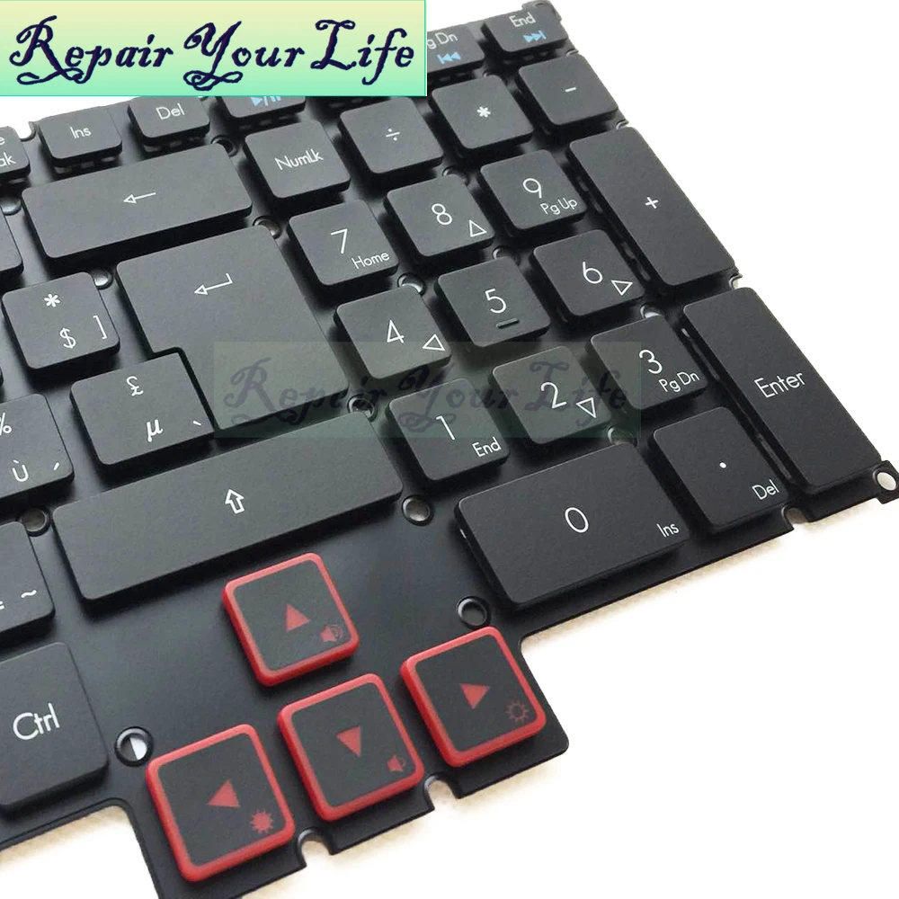 Ремонт клавиатуры ноутбука You Life для ACER Predator 17 15 G9 591/591R 592/593 791/792/793 Φ BE макета с