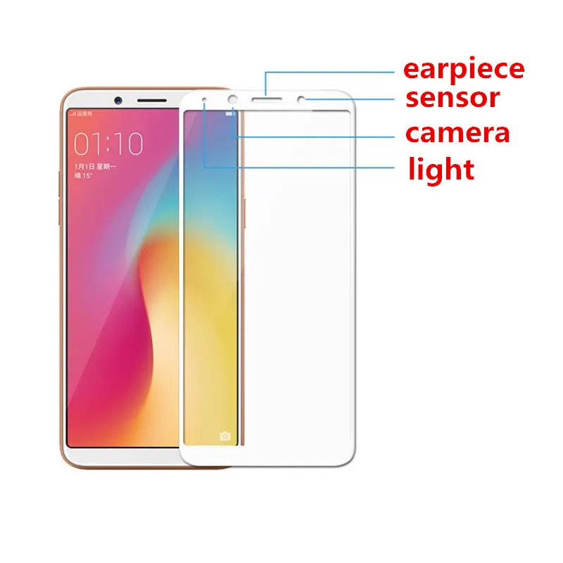 2 шт. полное покрытие закаленное стекло для oppo F5 youth F5youth F 5 защитный экран чехлы на