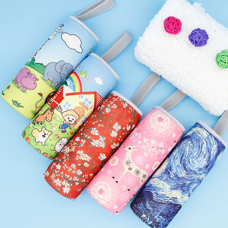 2 шт./лот M высокое качество неопрен стекло для воды бутылки рукава двусторонняя