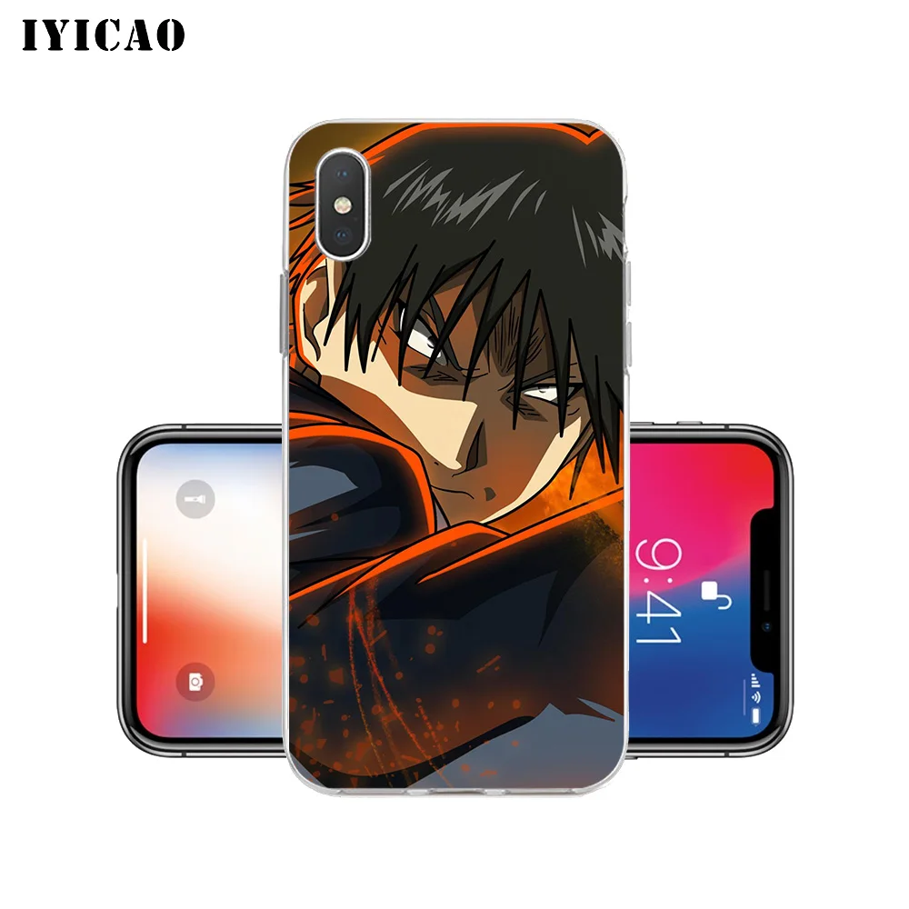 IYICAO металлический алхимик мягкий силиконовый чехол для телефона iPhone X XR XS MAX 6 6s 7 8