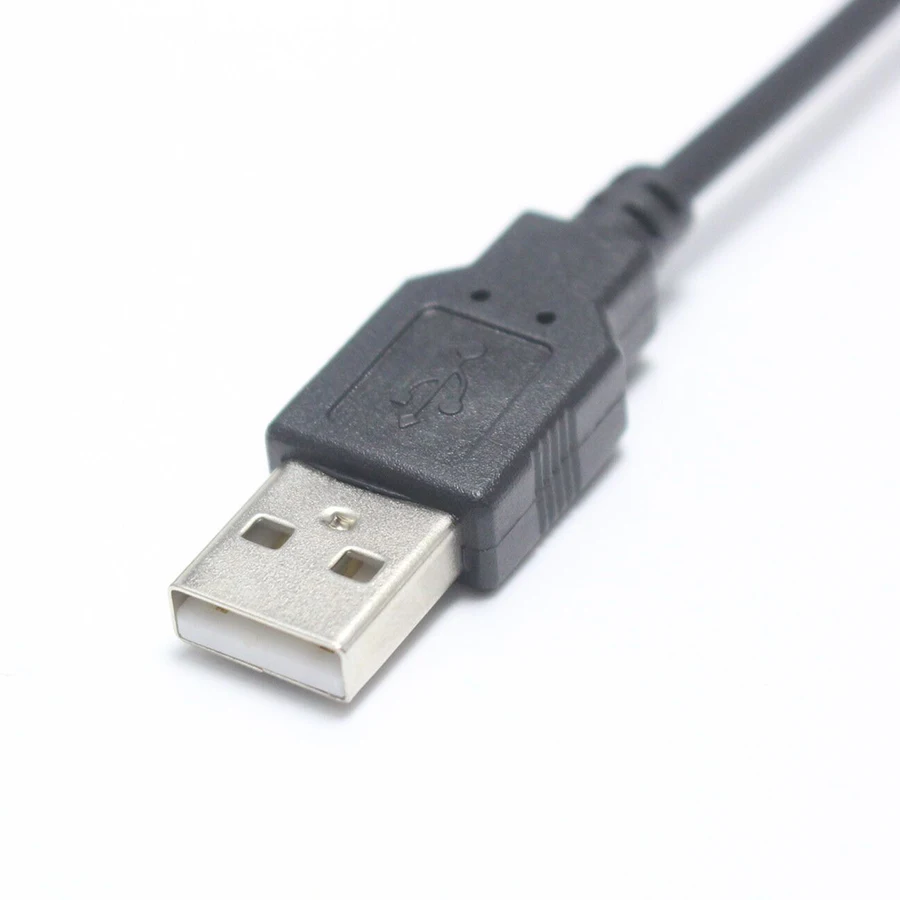 NinthQua 1 шт. USB 2 0 A Тип штекер к 22AWG кабель провод 50 см для DIY OEM черный