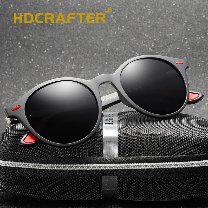 Hdcrafter брендовые дизайнерские Для мужчин солнцезащитные очки поляризационные TR90