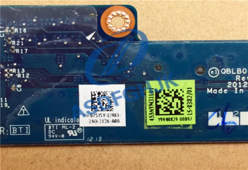 Оригинальная оригинальная плата беспроводного контроллера для ноутбука DELL M14X