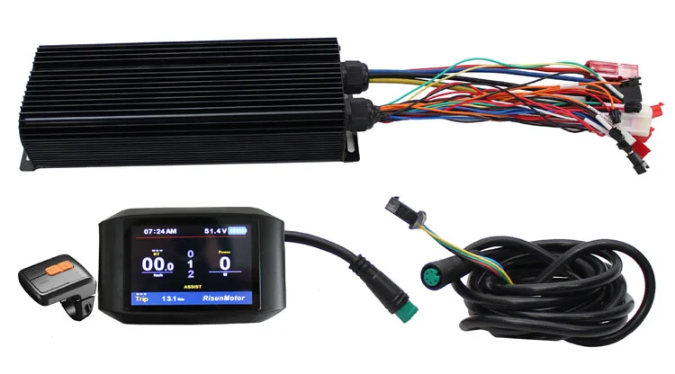 

Ebike Customized 48V 60V 72V 2000W 24 MOSFET 80A Controller Color 750c Display Programmable Reverse Electric Bike