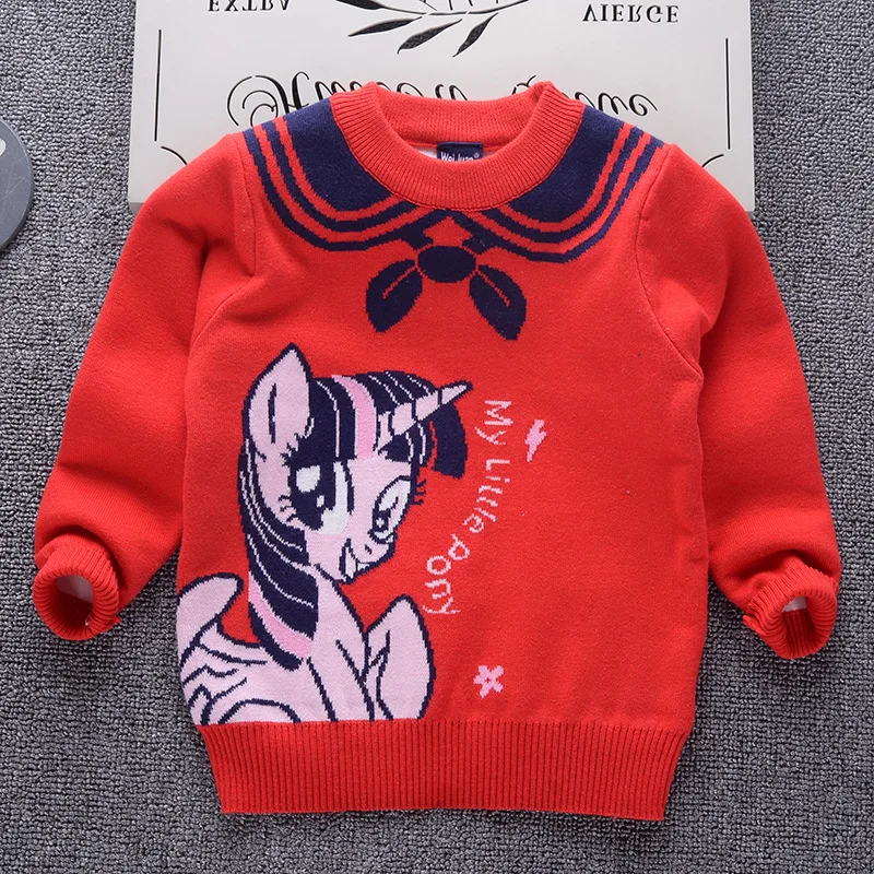 Girls pullover 2018 Brand Design Double Knit Padded Sweater for Baby Boys Warm Winter Children Clothes Kids Toddler Sweaters |