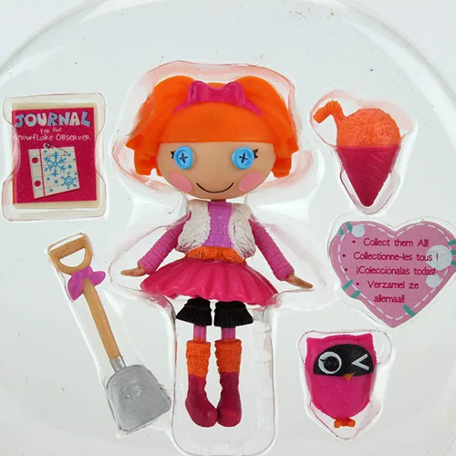 Новое поступление мини 3 дюймов MGA куклы Lalaloopsy Мини Куклы для девочки игрушка театр свой уникальный стиль