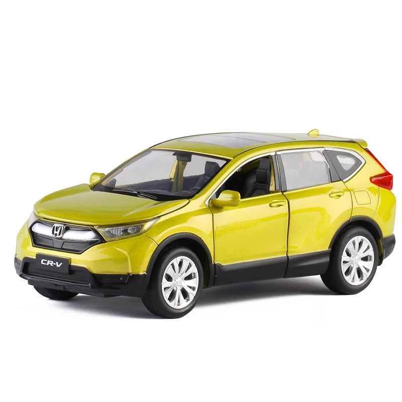 1:32 литая под давлением модель автомобиля Honda CRV Шесть дверей могут быть открыты