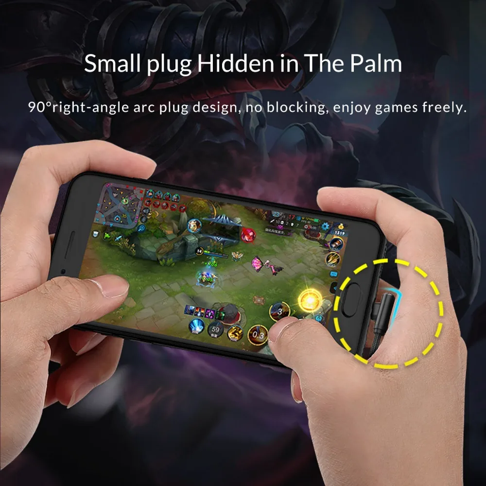 Кабель USB типа C ORICO HT для Samsung Galaxy S9 Plus Note 9 2.4A быстрой зарядки Xiaomi Huawei|Кабели