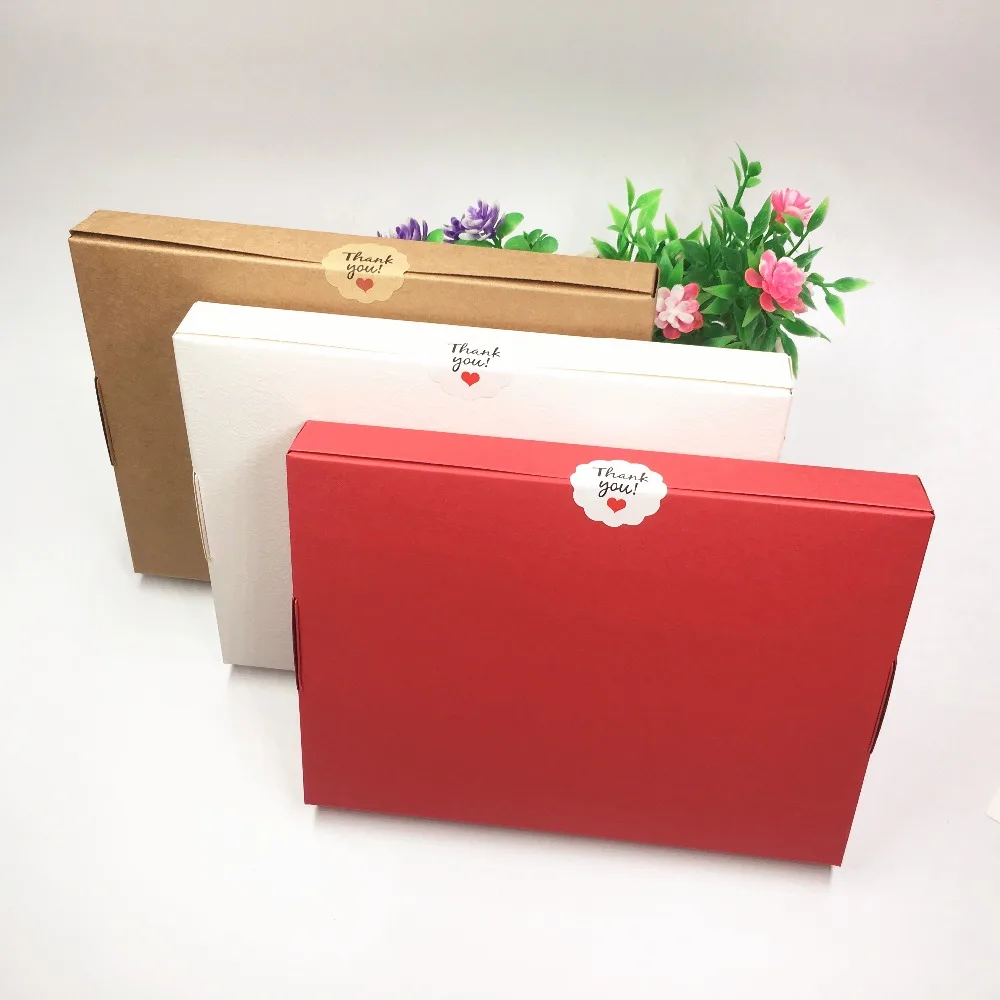 

20pcs/lot Heart Hot Stamping Packaging Paper Box for Jewelry /Silk/petal/Necklace/Gift Storage Memorial Box 20*15*2.5cm