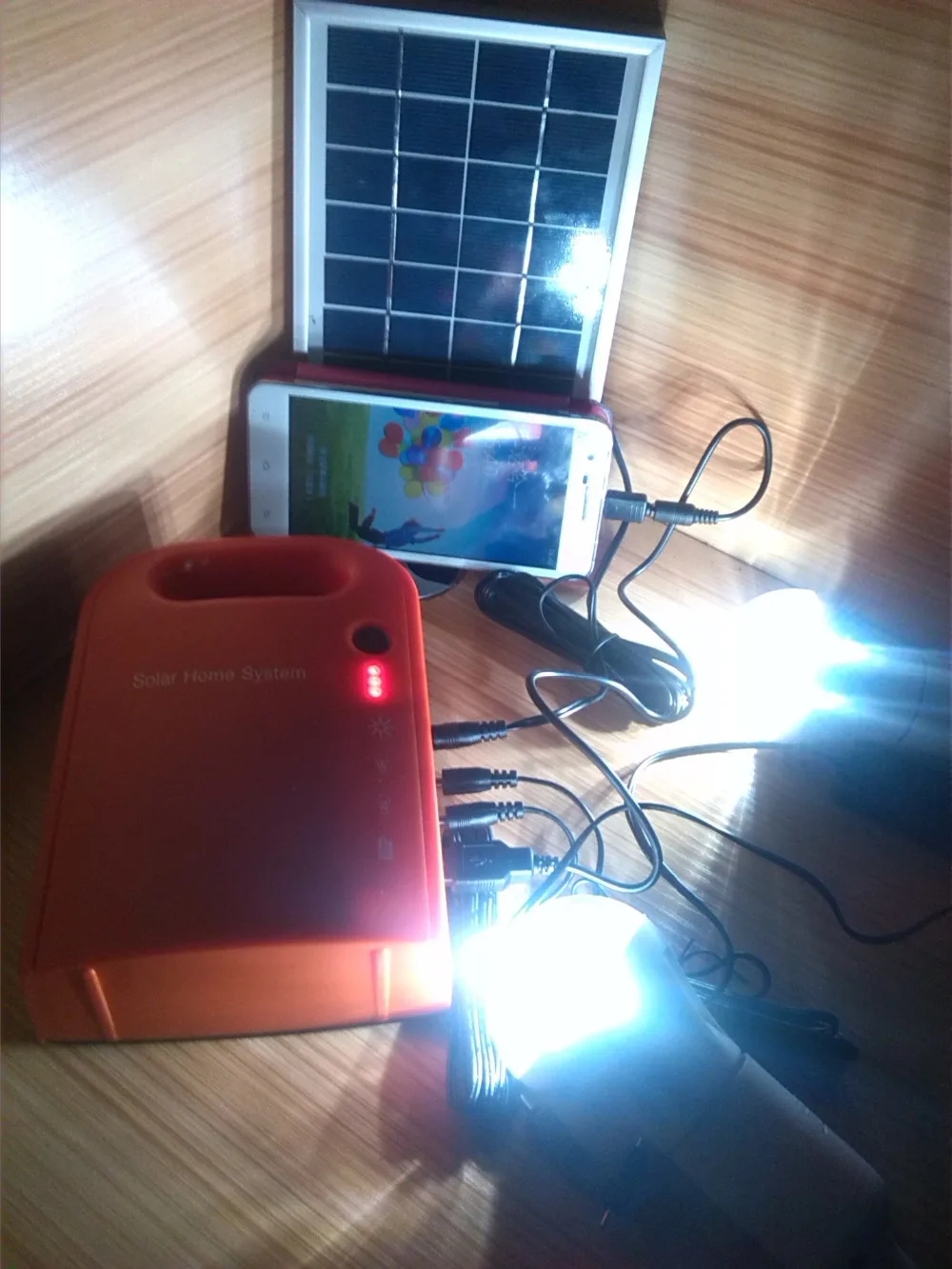 Солнечная лампа для сада маленький Солнечный генератор Аварийная зарядка