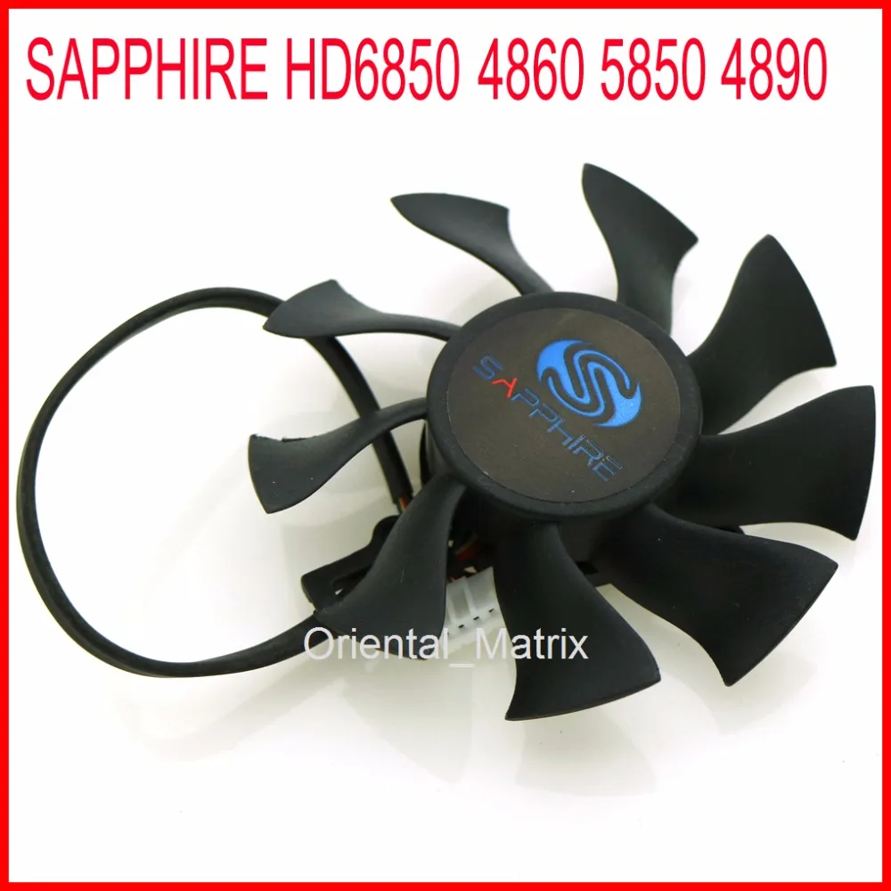 FD8015H12S DC12V 0.0.32A 75 мм вентилятор для Sapphire HD6850 HD4860 HD5850 HD4890 охлаждающий видеокарты 4