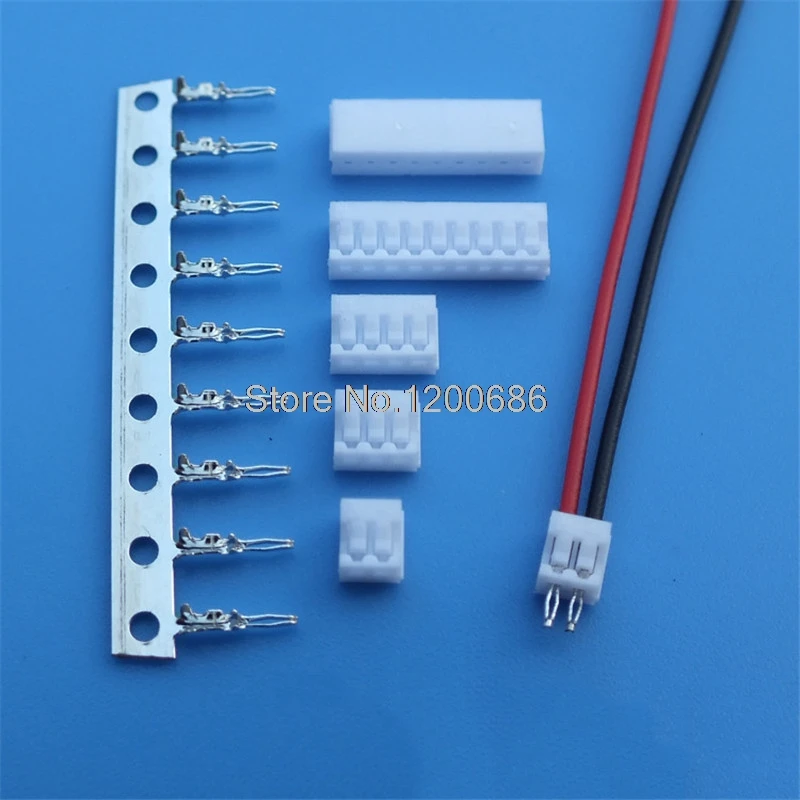 10 комплектов Molex 51022 2P/4P/5P/6 контактов JST 1 25 мм прямая плата Удлинительный кабель