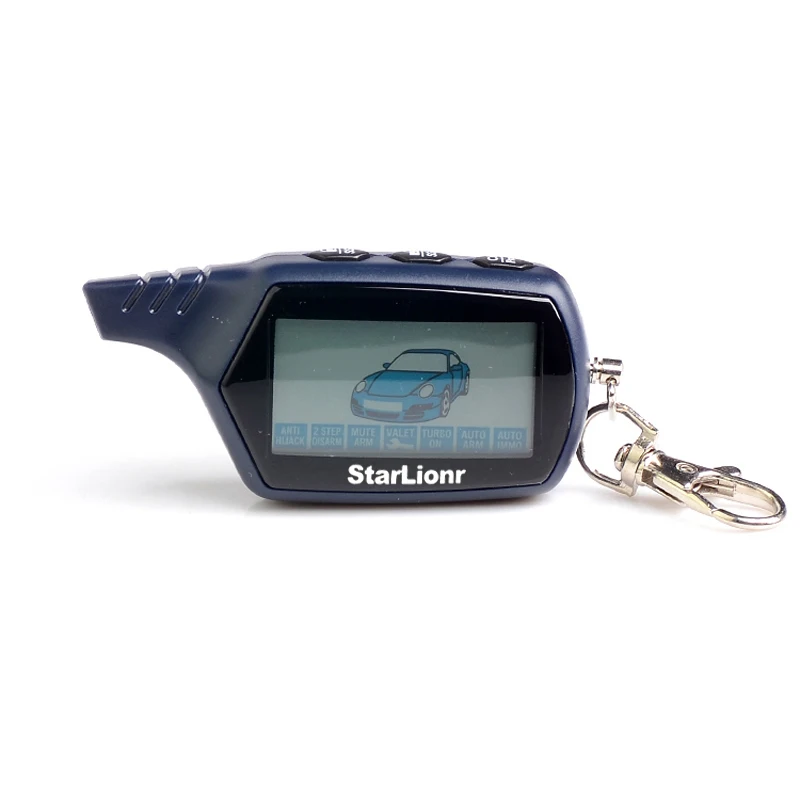 Starlionr Русская версия B6 ЖК дистанционного Брелок lcd автомобиля удаленного 2-способ