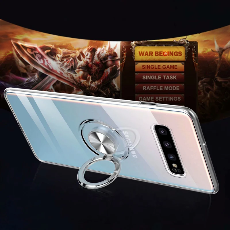 Роскошный прозрачный мягкий силиконовый чехол для Samsung Galaxy S10 Plus защитный S10e