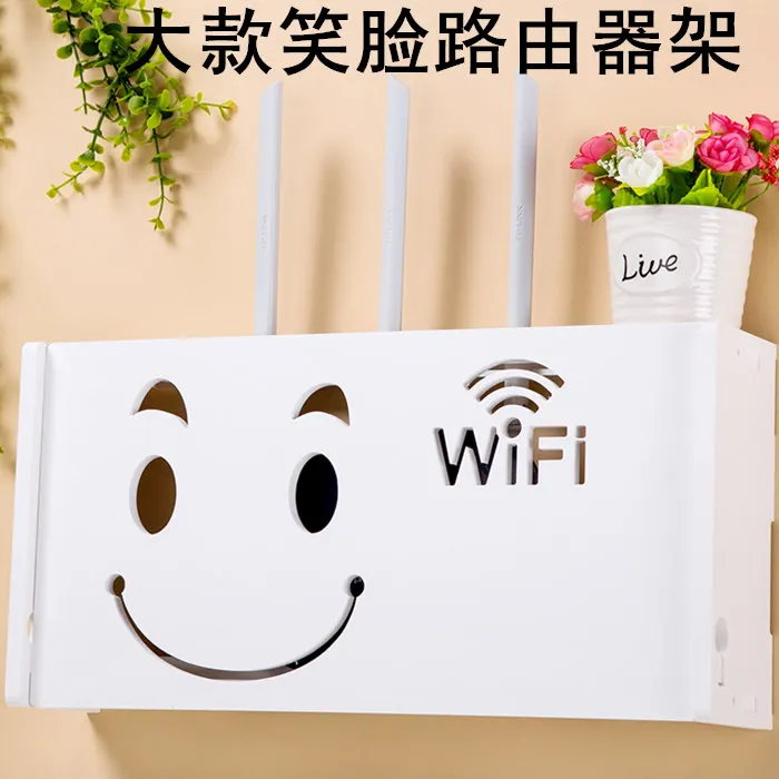 Беспроводной Wi-Fi маршрутизатор коробка для хранения настенные вешалки кронштейн стойка для хранения кабеля домашний декор