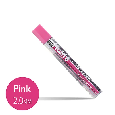 LifeMaster Pentel Multi 8 Lead Refill механические стержни для карандаша 2,0 мм цветные карандаши графит Скрапбукинг дизайн канцелярские принадлежности - Цвет: Розовый